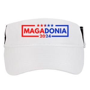 Magadonia 2024 Trump Supporter Proud Trump Voter Magadonian Adult Drive Performance Visor