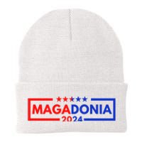 Magadonia 2024 Trump Supporter Proud Trump Voter Magadonian Knit Cap Winter Beanie