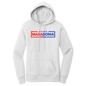 Magadonia 2024 Trump Supporter Proud Trump Voter Magadonian Women's Pullover Hoodie