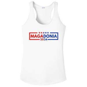 Magadonia 2024 Trump Supporter Proud Trump Voter Magadonian Ladies PosiCharge Competitor Racerback Tank