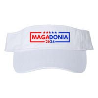 Magadonia 2024 Trump Supporter Proud Trump Voter Magadonian Valucap Bio-Washed Visor