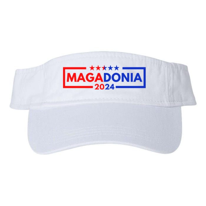 Magadonia 2024 Trump Supporter Proud Trump Voter Magadonian Valucap Bio-Washed Visor