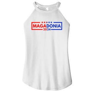 Magadonia 2024 Trump Supporter Proud Trump Voter Magadonian Women's Perfect Tri Rocker Tank