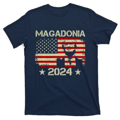 Magadonia 2024 Trump Supporter Proud Trump Voter Magadonian T-Shirt