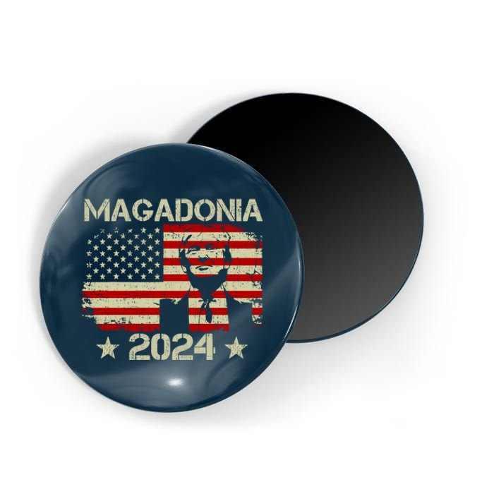 Magadonia 2024 Trump Supporter Proud Trump Voter Magadonian Magnet