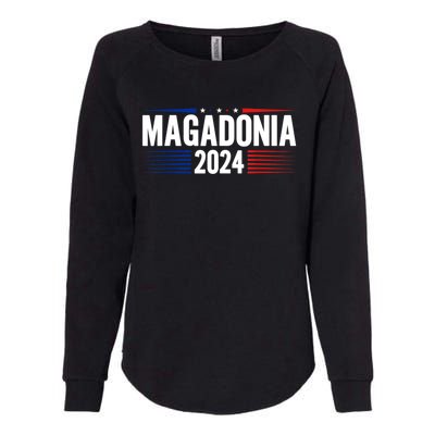 Magadonia 2024 Trump Voter Proud Trump Supporter Magadonian Womens California Wash Sweatshirt