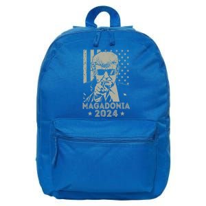 Magadonia 2024 Trump Supporter Proud Trump Voter Magadonian 16 in Basic Backpack