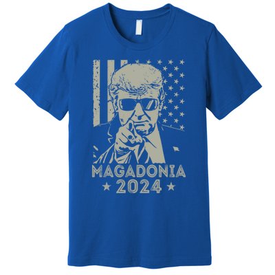 Magadonia 2024 Trump Supporter Proud Trump Voter Magadonian Premium T-Shirt