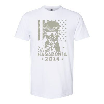 Magadonia 2024 Trump Supporter Proud Trump Voter Magadonian Softstyle® CVC T-Shirt