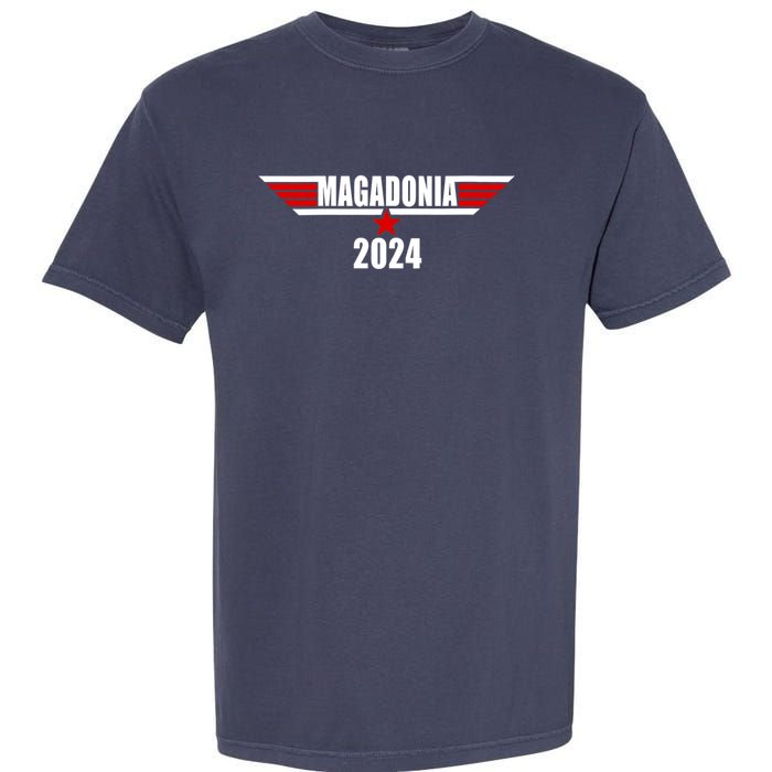 Magadonia 2024 Trump Voter Proud Trump Supporter Magadonian Garment-Dyed Heavyweight T-Shirt