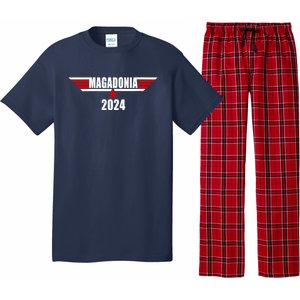 Magadonia 2024 Trump Voter Proud Trump Supporter Magadonian Pajama Set