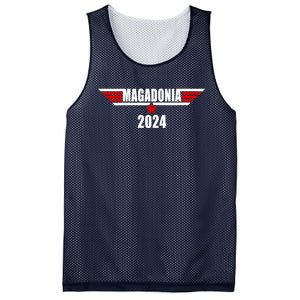 Magadonia 2024 Trump Voter Proud Trump Supporter Magadonian Mesh Reversible Basketball Jersey Tank