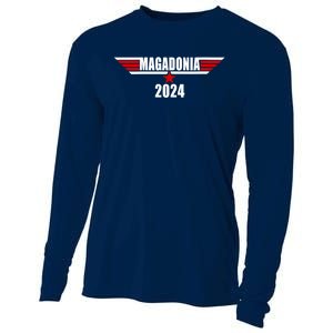 Magadonia 2024 Trump Voter Proud Trump Supporter Magadonian Cooling Performance Long Sleeve Crew