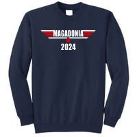 Magadonia 2024 Trump Voter Proud Trump Supporter Magadonian Tall Sweatshirt