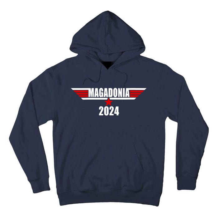 Magadonia 2024 Trump Voter Proud Trump Supporter Magadonian Tall Hoodie