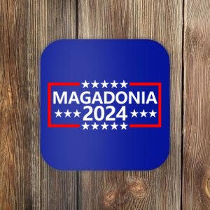 Magadonia 2024 Trump Supporter Proud Trump Voter Magadonian Coaster