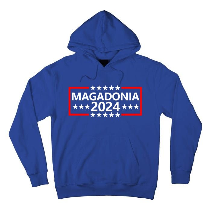 Magadonia 2024 Trump Supporter Proud Trump Voter Magadonian Tall Hoodie