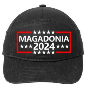 Magadonia 2024 Trump Supporter Proud Trump Voter Magadonian 7-Panel Snapback Hat