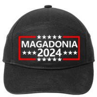 Magadonia 2024 Trump Supporter Proud Trump Voter Magadonian 7-Panel Snapback Hat