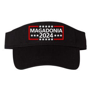 Magadonia 2024 Trump Supporter Proud Trump Voter Magadonian Valucap Bio-Washed Visor