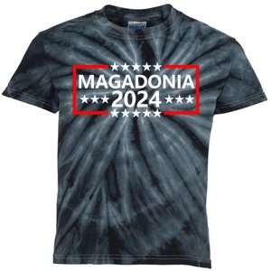 Magadonia 2024 Trump Supporter Proud Trump Voter Magadonian Kids Tie-Dye T-Shirt