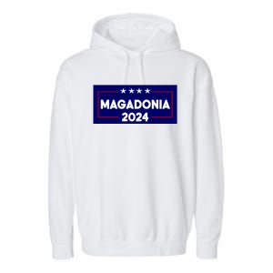 Magadonia 2024 Trump Voter Proud Trump Supporter Magadonian Garment-Dyed Fleece Hoodie