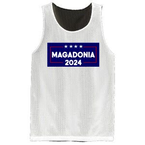 Magadonia 2024 Trump Voter Proud Trump Supporter Magadonian Mesh Reversible Basketball Jersey Tank