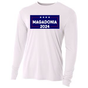 Magadonia 2024 Trump Voter Proud Trump Supporter Magadonian Cooling Performance Long Sleeve Crew