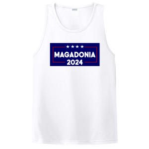 Magadonia 2024 Trump Voter Proud Trump Supporter Magadonian PosiCharge Competitor Tank