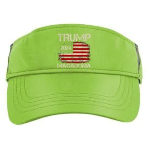 Magadonia 2024 Trump Supporter Proud Trump Voter Magadonian Adult Drive Performance Visor