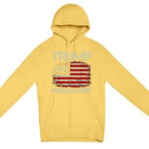 Magadonia 2024 Trump Supporter Proud Trump Voter Magadonian Premium Pullover Hoodie