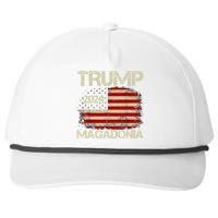 Magadonia 2024 Trump Supporter Proud Trump Voter Magadonian Snapback Five-Panel Rope Hat