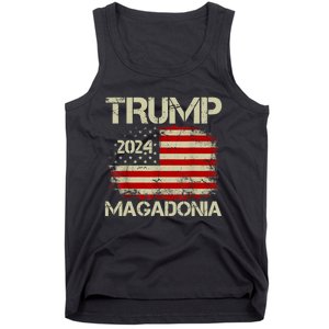 Magadonia 2024 Trump Supporter Proud Trump Voter Magadonian Tank Top