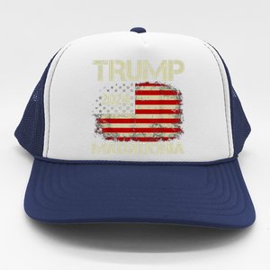 Magadonia 2024 Trump Supporter Proud Trump Voter Magadonian Trucker Hat