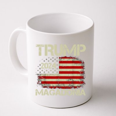 Magadonia 2024 Trump Supporter Proud Trump Voter Magadonian Coffee Mug