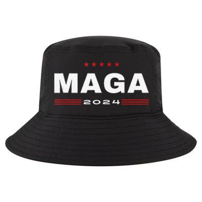 Maga 2024 Trump Supporters Presidential Election American Cool Comfort Performance Bucket Hat