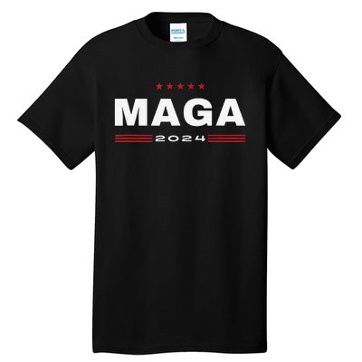 Maga 2024 Trump Supporters Presidential Election American Tall T-Shirt