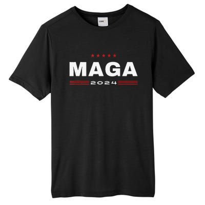 Maga 2024 Trump Supporters Presidential Election American Tall Fusion ChromaSoft Performance T-Shirt