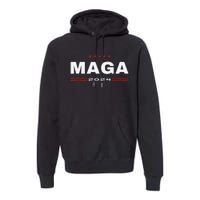 Maga 2024 Trump Supporters Presidential Election American Premium Hoodie