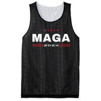 Maga 2024 Trump Supporters Presidential Election American Mesh Reversible Basketball Jersey Tank