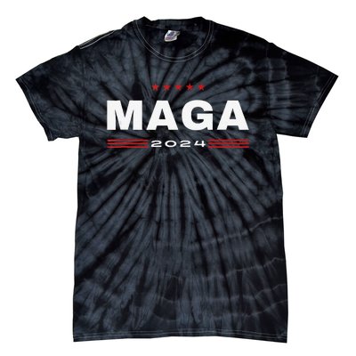 Maga 2024 Trump Supporters Presidential Election American Tie-Dye T-Shirt