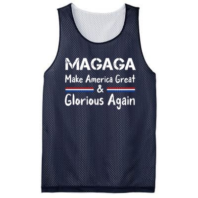 MAGAGA 2024 Trump 2024 Make America Great And Glorious Again Mesh Reversible Basketball Jersey Tank