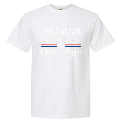 MAGAGA 2024 Trump 2024 Make America Great And Glorious Again Garment-Dyed Heavyweight T-Shirt