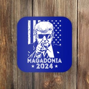 Magadonia 2024 Trump Supporter Proud Trump Voter Magadonian Coaster