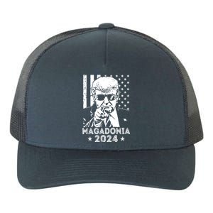 Magadonia 2024 Trump Supporter Proud Trump Voter Magadonian Yupoong Adult 5-Panel Trucker Hat