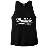 Mathlete 3 14159 Math Pi Day Mathematics Teacher Geek Nerd Cool Gift Ladies PosiCharge Tri-Blend Wicking Tank