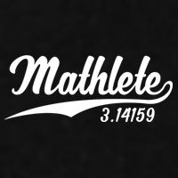 Mathlete 3 14159 Math Pi Day Mathematics Teacher Geek Nerd Cool Gift Ladies PosiCharge Tri-Blend Wicking Tank