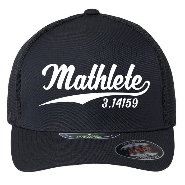 Mathlete 3 14159 Math Pi Day Mathematics Teacher Geek Nerd Cool Gift Flexfit Unipanel Trucker Cap