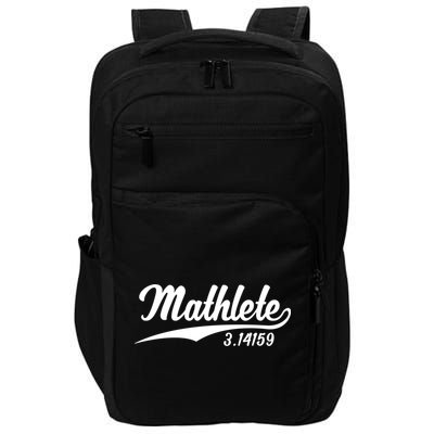 Mathlete 3 14159 Math Pi Day Mathematics Teacher Geek Nerd Cool Gift Impact Tech Backpack