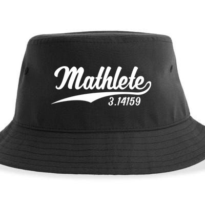 Mathlete 3 14159 Math Pi Day Mathematics Teacher Geek Nerd Cool Gift Sustainable Bucket Hat